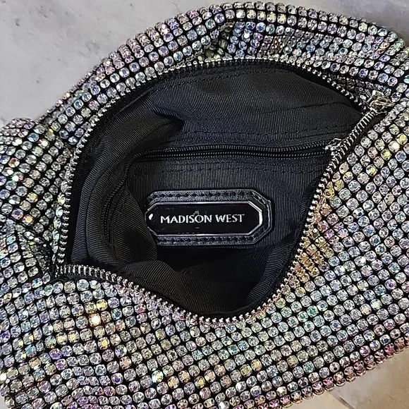 Madison West brand rhinestone handbag 👜 - Picture 5 of 9